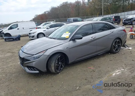 2023 Hyundai Elantra N Line z USA, uszkodzony, nr VIN KMHLR4AF0PU607978